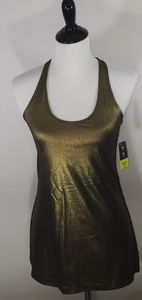 Metallic exercise shirt